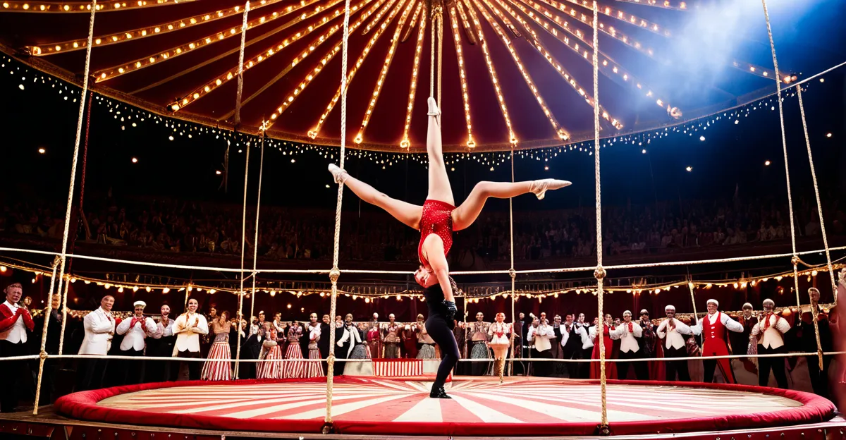 Cirque Envoûtant : Des Acrobates Éblouissants qui Émerveillent le Public